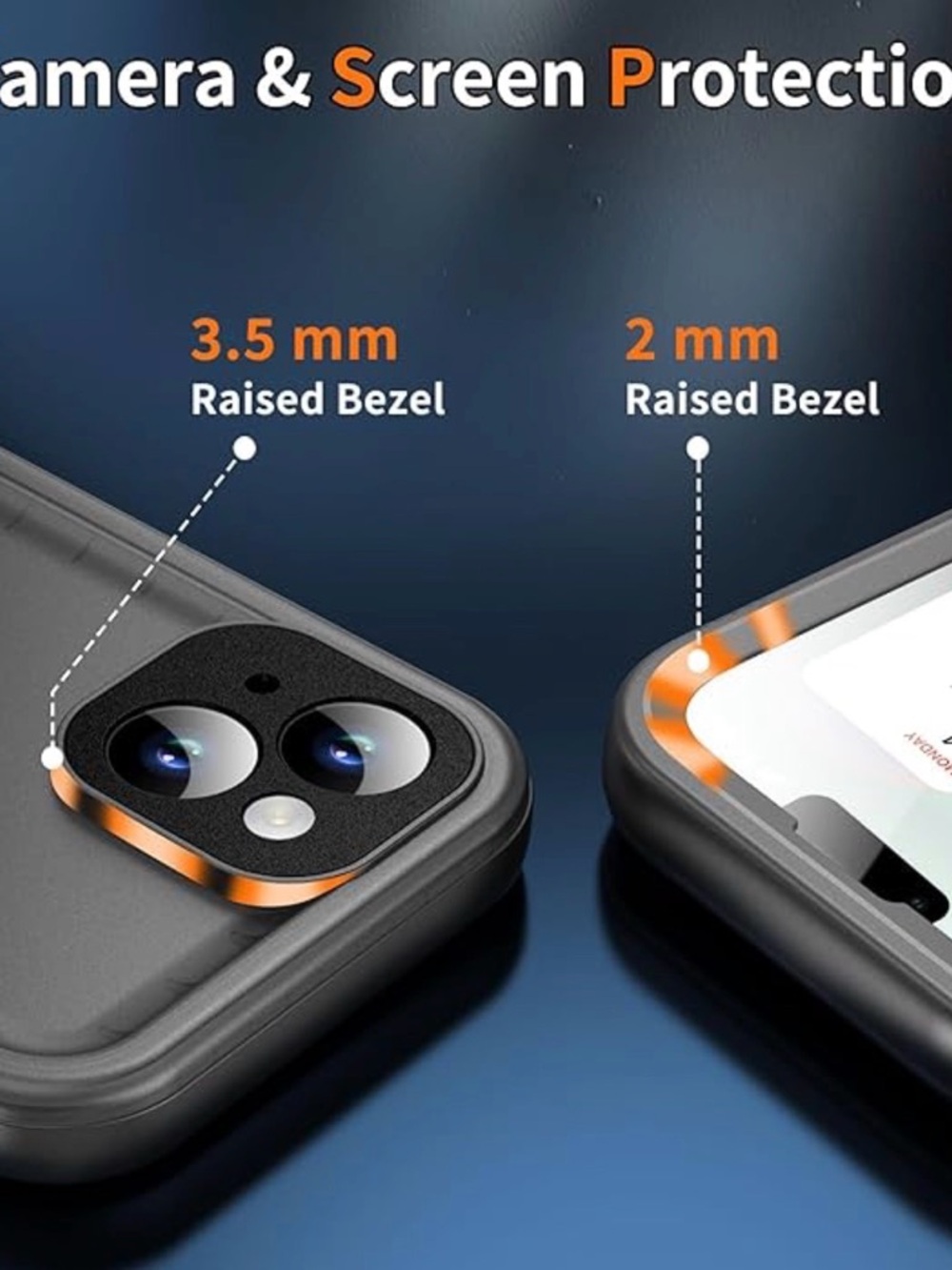 Black Waterproof Phone Case with Detachable Wrist Strap IPhone 13 - Picture 8 of 11